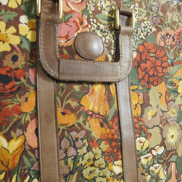 Vintage Ogilvy’s Montreal Floral Tapestry Laptop Bag / Briefcase – Made in U.K. - Picture 7 of 12